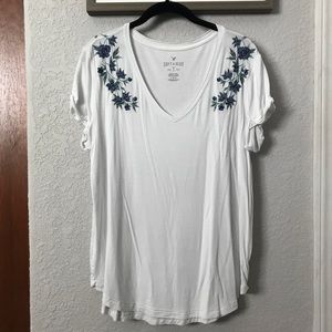 Embroidered American Eagle Tee